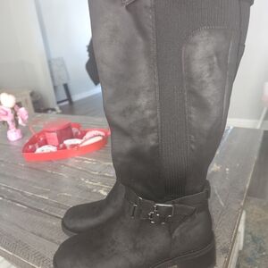 Elegant Black Over the Knee Boots